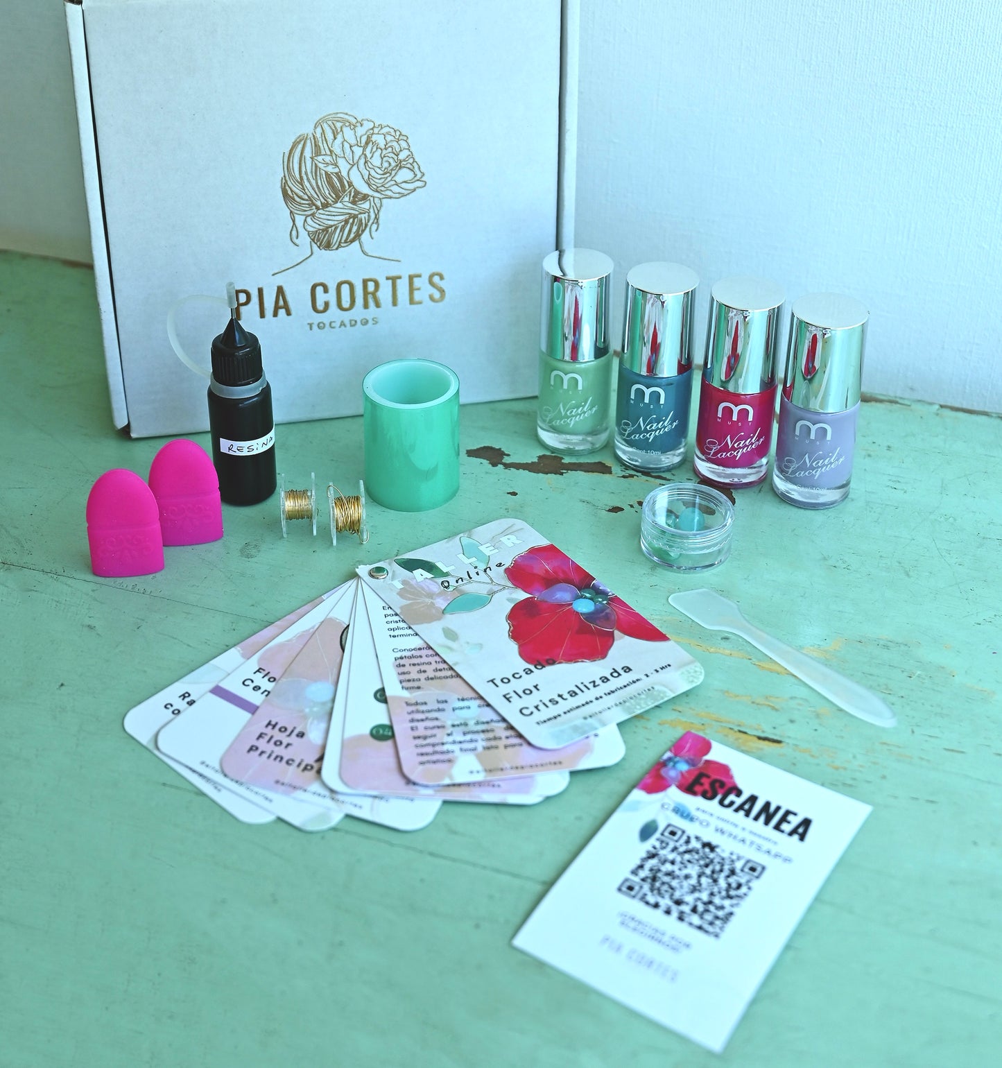Kit Taller Flor Cristalizada