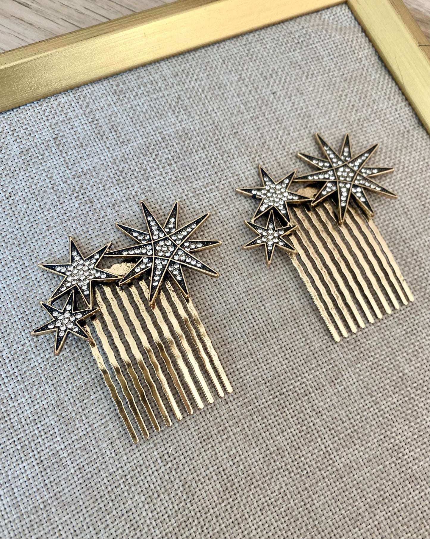 2 en 1 Par Peinetas Estrella