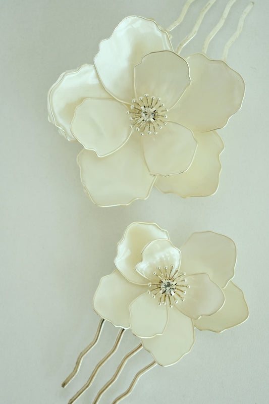 Flor Nacarada 9 cm.