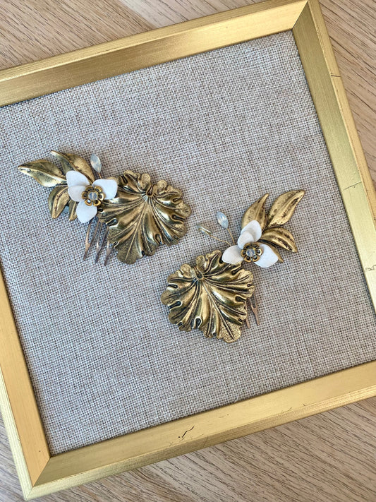 2 en 1 Tocados Hojas