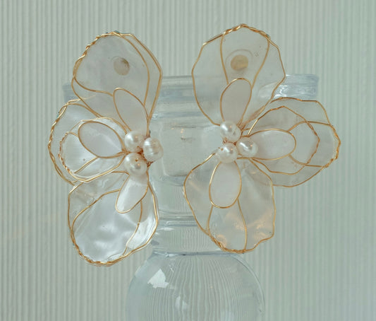 Aros Nacarado 9 cm.