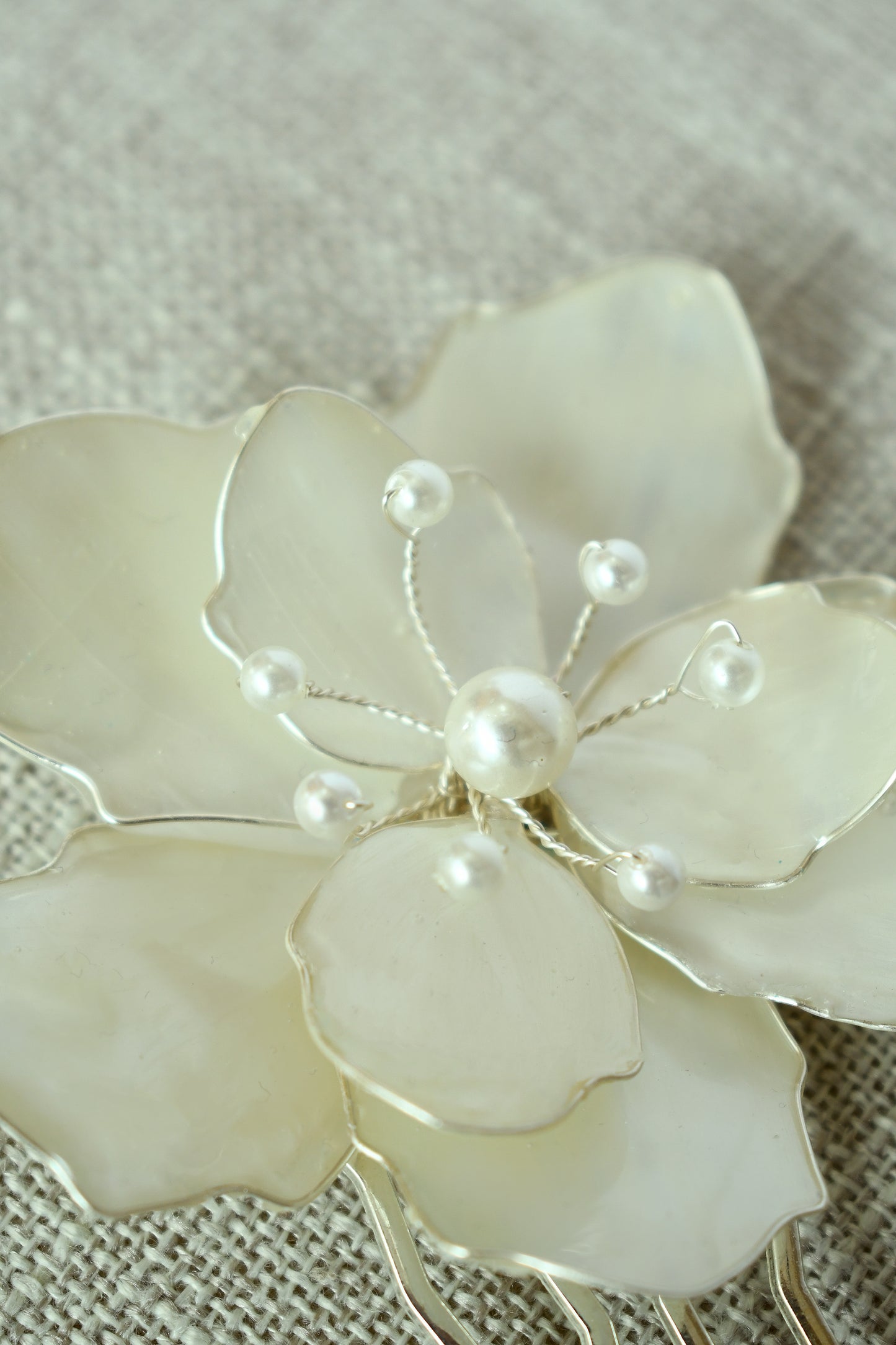 Flor Perla 9 cm.